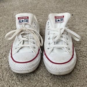 Low top White converse